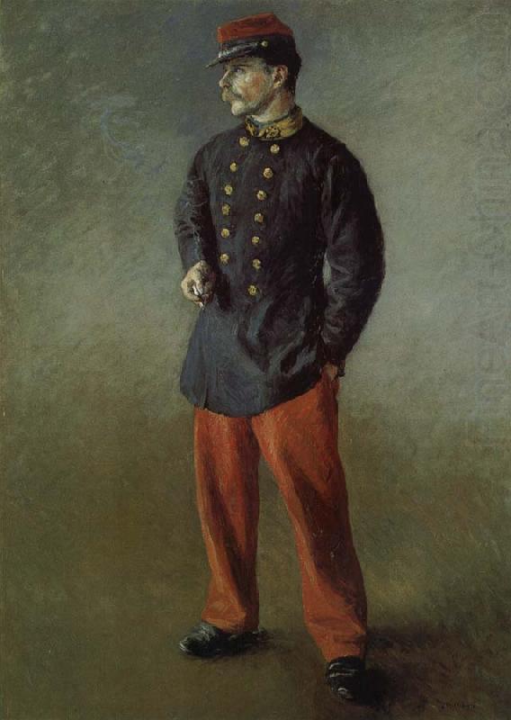 Soldier, Gustave Caillebotte
